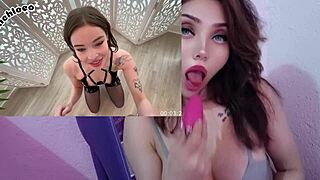 the innocent latina teen orgasms hard on a giant cock during halloween pov fun