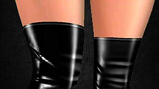 Blonde bitch in short clothes teases her sexy body hard?