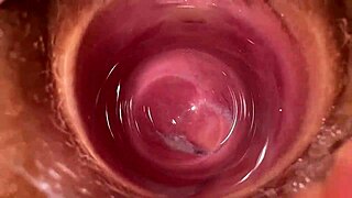 wanna see the camera shoved deep inside mia's tight creamy pussy lips?