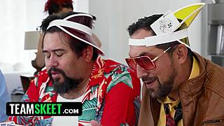 Stepuncle Juan Creampies Ali's Tight Pussy!