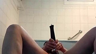 Wanna see this french maid rip her clothes and masturbate wildly outdoors?