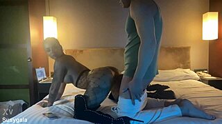 damn susy gala rides alberto blanco's monster cock shaking ass