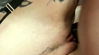 Tattooed Teacher LAPS Spunk After DP Threesome With MATURE Students!