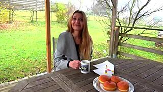 jessie the french milf loves her skinny mmf group fun