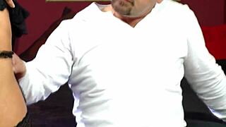 Meg laren moans through rough anal pounding ending in hot cum cover