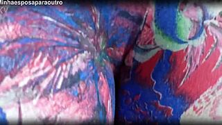 i show off all my chubby mature wife's big ass tits curves and exact measurements close up