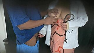 horny doctor fucks eager patient right in the hospital bed