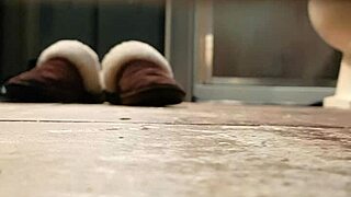 Caught her again blasting pussy with showerhead in secret, moaning through orgasm as water hits her clit hard.