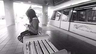 pregnant slut me craves sucking bbc outside in daylight