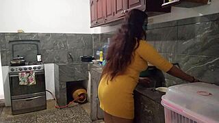 i yanked bait off stepbro's huge cock in kitchen then slurped homemade blowjob deluxe