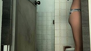 i sneaked a peek at myself groping my big tits in the bathroom mirror