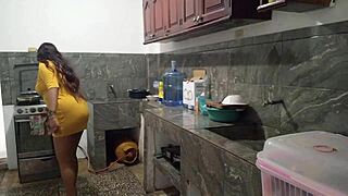 i yanked bait off stepbro's huge cock in kitchen then slurped homemade blowjob deluxe