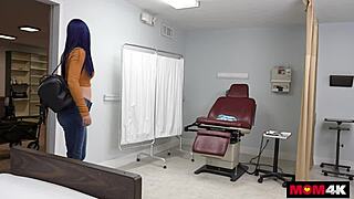 Doctors bbc bends asian milf over hospital probes tight wet cunt creampie