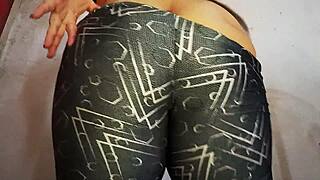 sniff my sweaty yoga pants and stroke that tiny dick boy