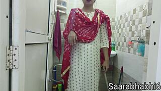 my stepbro caught me bathin... he fucked me hard in bathroom