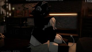 ever bent her over for deepthroat doggy creampie with that horny demon slut?