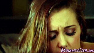 wanna see this pretty teen scissor her milf mother-in-law first time?