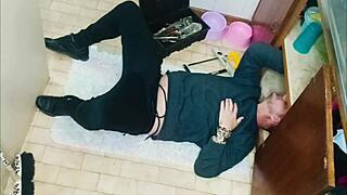 Plumber rips clothes fucks dripping wet tight pussy doggystyle