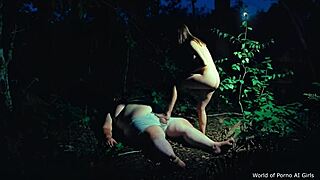 Stunning ai babe teases feet then rides aggressively to finish