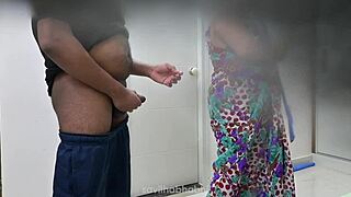 telugu maid's huge natural tits bounce with landlord fun 😘🍈