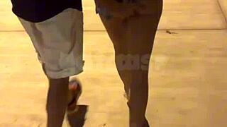 What if your wife dances, flashes her pussy then fucks two young guys in the car and street in front of you?