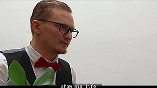 vip4k. ever seen a cute blonde with natural tits get hardcore fucked while her old cuckold watches the casting interview?