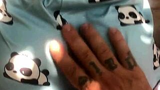 Suggestive stepdaughter's friend sex toy tease