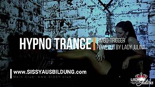 Watch this sissy bimbo fall into hypno trance with german triggers mesmerizing her deep