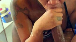 sloppy blowjobs licking balls and deepthroating big dicks