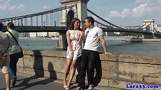 standing milf gets banged hard by Aussie cock in heels stockings!