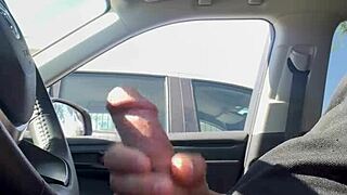 she flashes her body publicly in risky homemade car spots