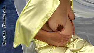 katrine shows off her pregnant ass and swollen tits