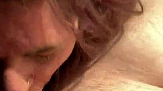 Topless Hooker Swallows Cum Then Rubs Cock All Over Her Pretty Face!