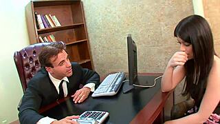 hey ashlyn rae sure is the hottest office slut ready for some rough desk action