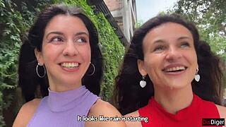 wanna see cute neighbors suck cock then cumwalk with facials?