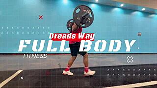 ever wondered how dreads crush a fullbody workout routine?