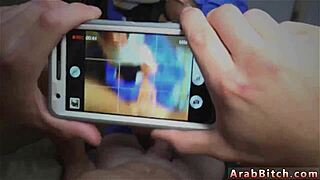 Arab Teen Teases Pussy on Cam?