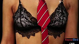 cfnm bitch in uniform heels seduces professor while he jerks in classroom