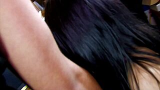 sexy milf secretary in fishnets heels bends over for deepthroat blowjob and doggystyle assfucking