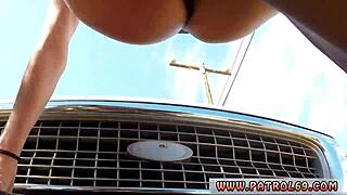 police made me lick her juicy latina ass after the pickup... damn whore