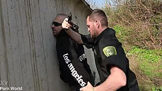 Slutty Blonde Sladyen Skaya Endures Dp Pounding Bent Over And Cowgirl At Police Station