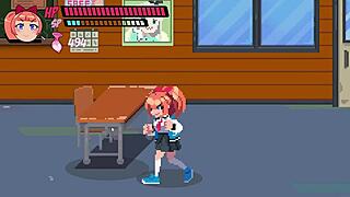 check out these lewd city girls spanking in garter belts and stockings
