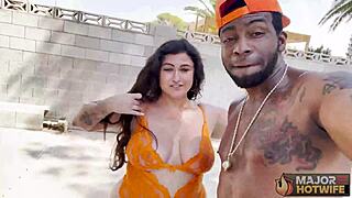 Josie Jaxxon Rome Major Busty Milf Deepthroats Monster Cock Interracial