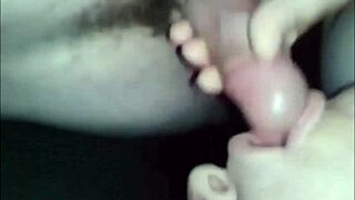 Chubby slut drops to knees sucking two dudes cocks at wild homemade orgy 😍🍆💦👅