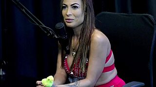 belinha baracho spills on gross fetishes exes favorite foods and hookups in sheer red watch now