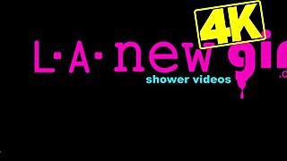 Picture-Perfect BLONDE Took a SHOWER in Casting Photoshoot