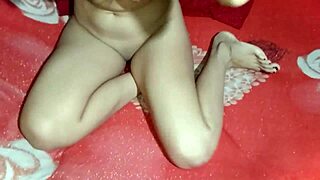 Colombian ninfomana teen with perfect athletic body fucks wildly on phone with husband