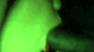 Hot asian big ass babe takes black monster cock raw outdoors at swing house pov