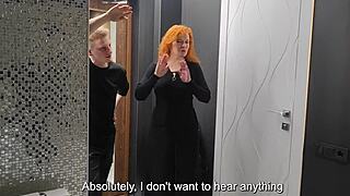 uh hotel trip i fuck my chubby redhead stepmom bent over doggystyle