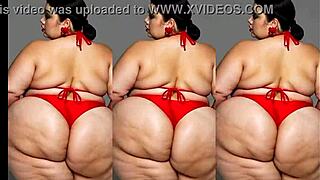 ssbbw granny's huge belly and ass jiggle in wild fat compilation!!